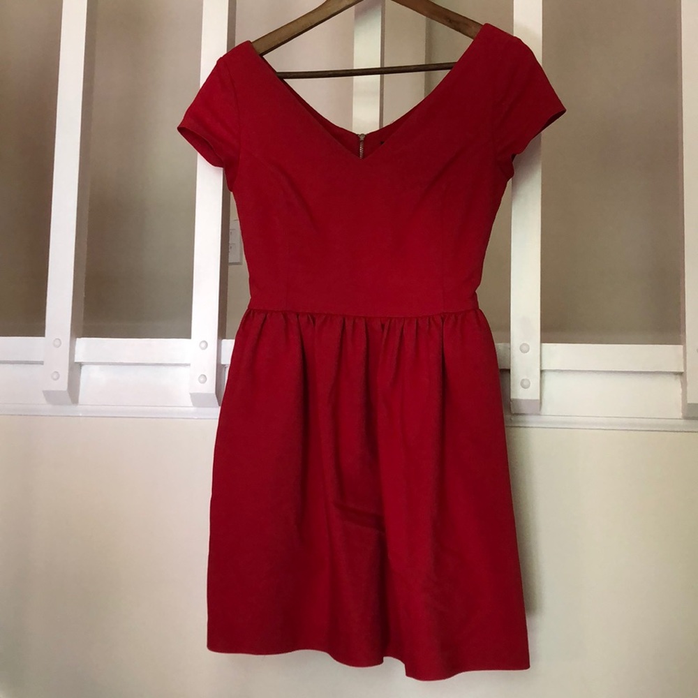 Red Summer Dress - Mango